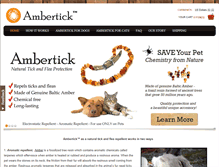 Tablet Screenshot of ambertick.com